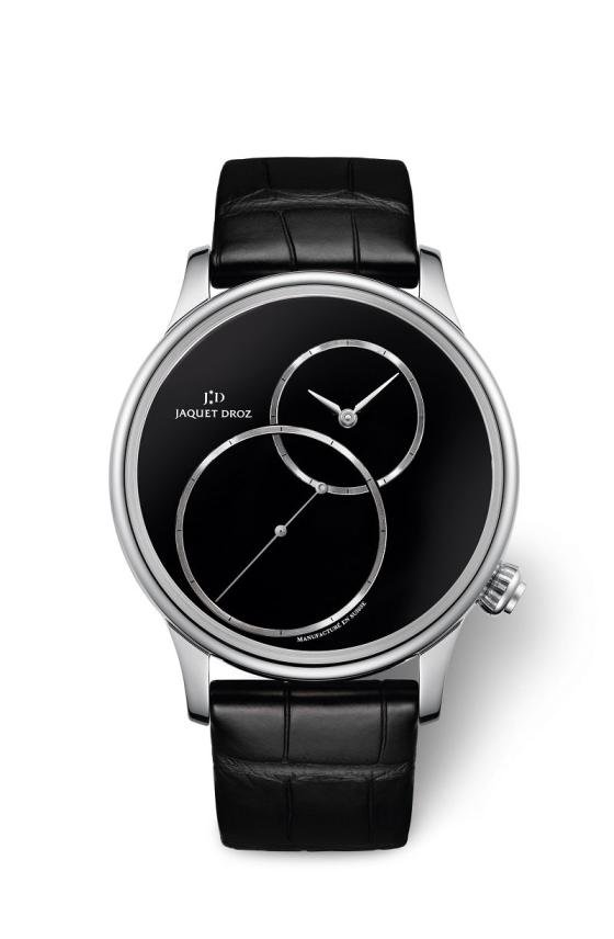 Jaquet Droz, black and off-centered