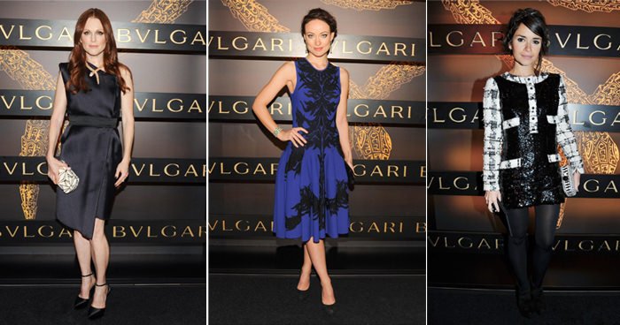 From Left to Right: Julianne Moore, Olivia Wilde & Miroslava Duma