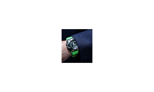 The New Oktopus Double Date Carbon Green by Linde Werdelin