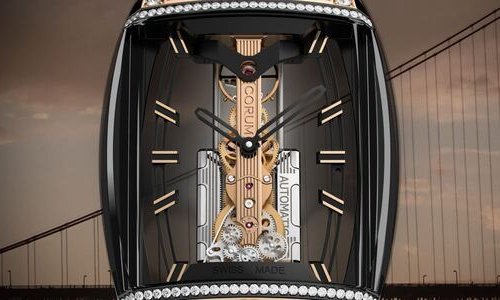 Corum: a new Golden Bridge Automatic with panoramic sapphire case