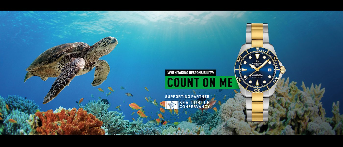 Certina: a new model with the Sea Turtle Conservancy