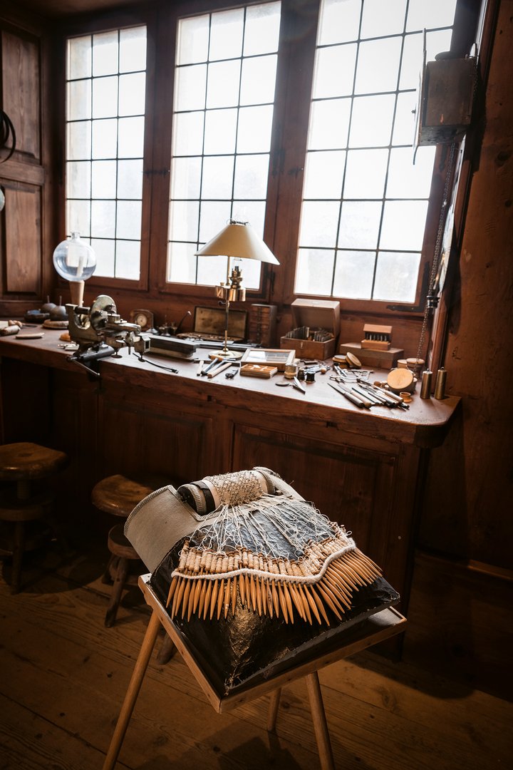 The watchmaker's room, Musée Paysan et Artisanal, La Chaux-de-Fonds. 
