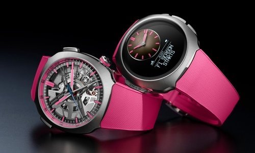 H. Moser & Cie Streamliner Alpine Drivers & Mechanics Pink Editions