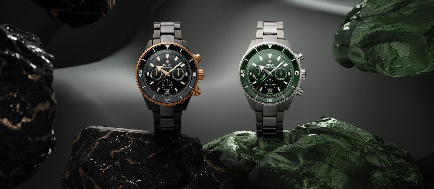 Rado updates Captain Cook chronographs with ceramic and new colours