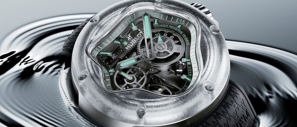 Hublot and Daniel Arsham unveil the MP-17 Arsham splash: a fluid evolution of artistic horology