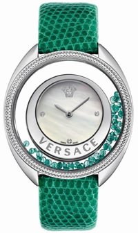 Versace's Ladies Destiny Precious Emerald Watch