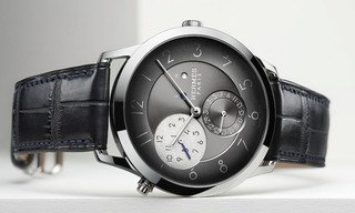 Fade to gray: The new Slim d'Hermès GMT
