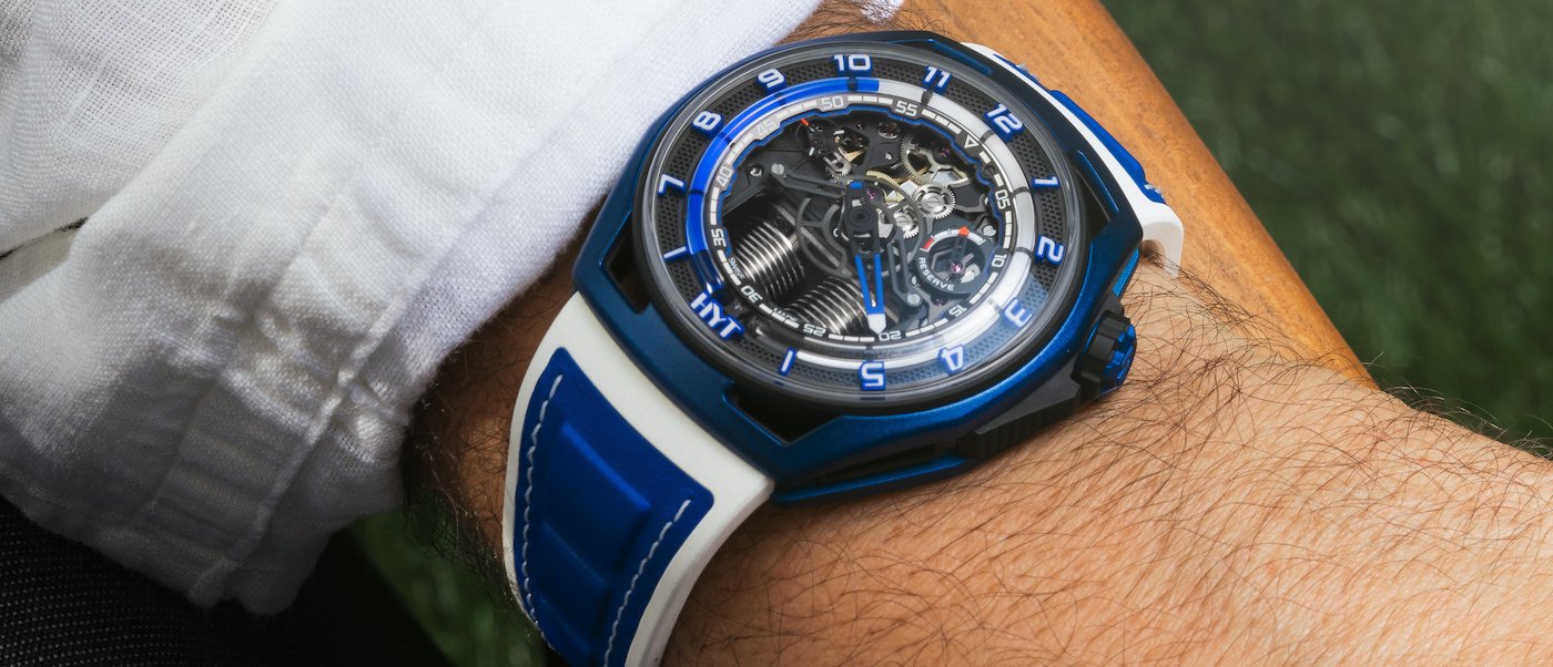 HYT unveils Hastroid Blue Star in an electrifying blue magnesium case