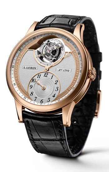 Self-winding Tourbillon Régulateur in Rose Gold from L. Leroy's Osmior Range