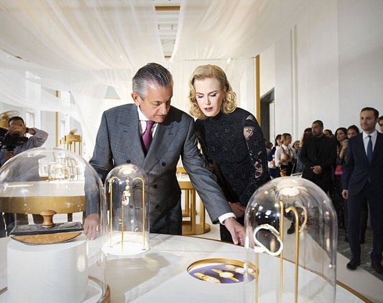 Nicole Kidman opens Omega's “Her Time” exhibition in Milan