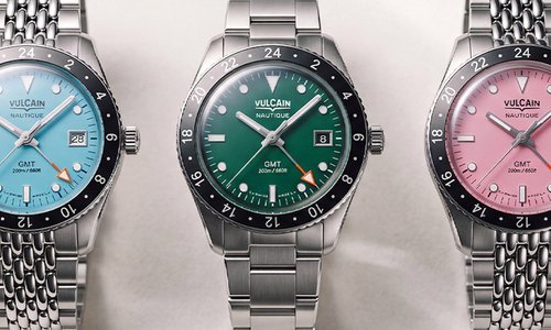 Vulcain: a new colour palette for the Skindiver Nautique GMT