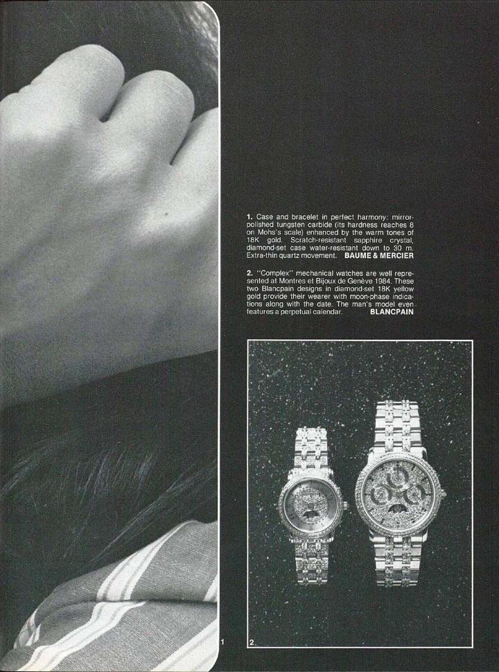 A newcomer in 1984: Blancpain, recently acquired by Jean-Claude Biver. The revival of mechanical watchmaking had begun!