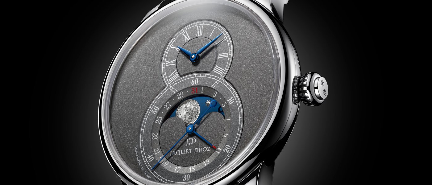 The Jaquet Droz Grande Seconde Moon gets a new Anthracite Edition