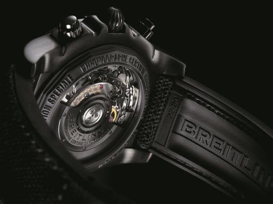 Breitling's Chronomat 44 Blacksteel adds edge to its dial 