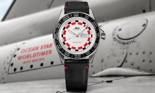 Mido unveils the Ocean Star Worldtimer in bold 70s style