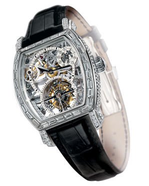 OPENWORKED GEM-SET TOURBILLON by Vacheron Constantin