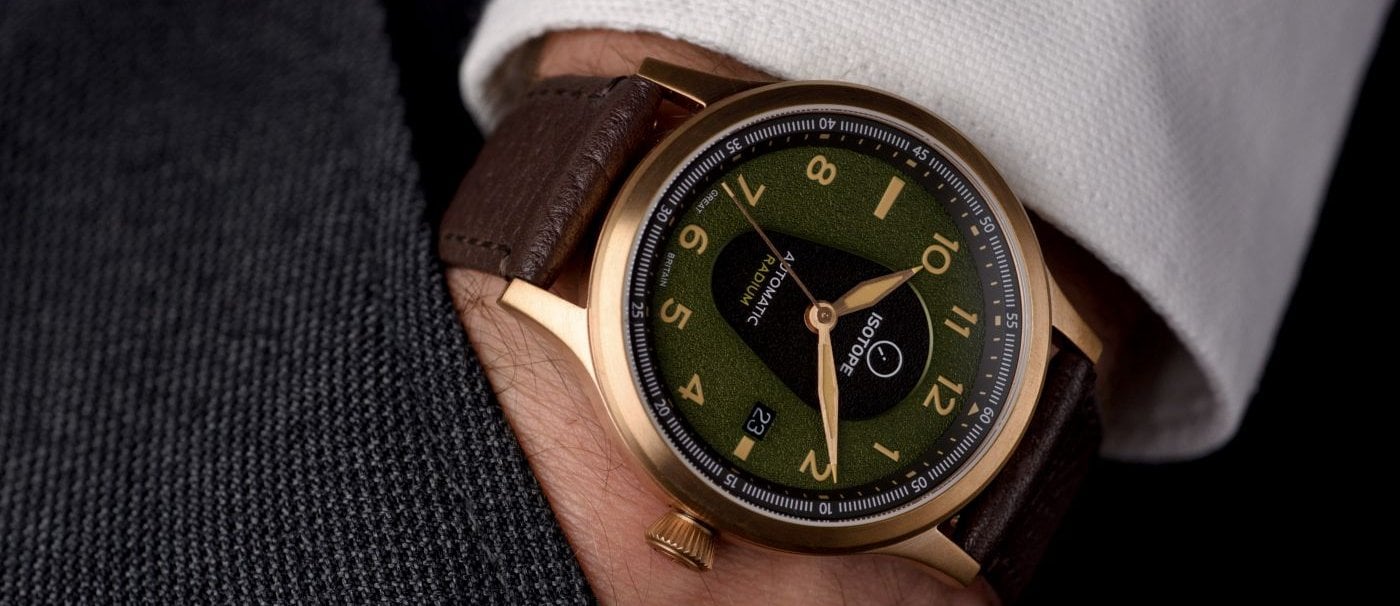 Isotope Watches introduces Old Radium Bronze Pilot watch