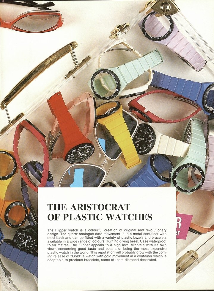 Introduced by Fortis in 1967, the plastic Flipper with its interchangeable case was ahead of its time.