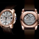 Calibre de Cartier chronograph watch including 1904-CH MC movement © Cartier 2012