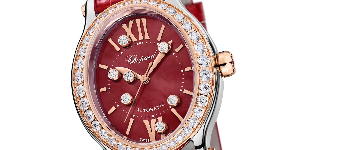 Chopard Happy Sport in new Oval Lucent Steel™ rose gold case