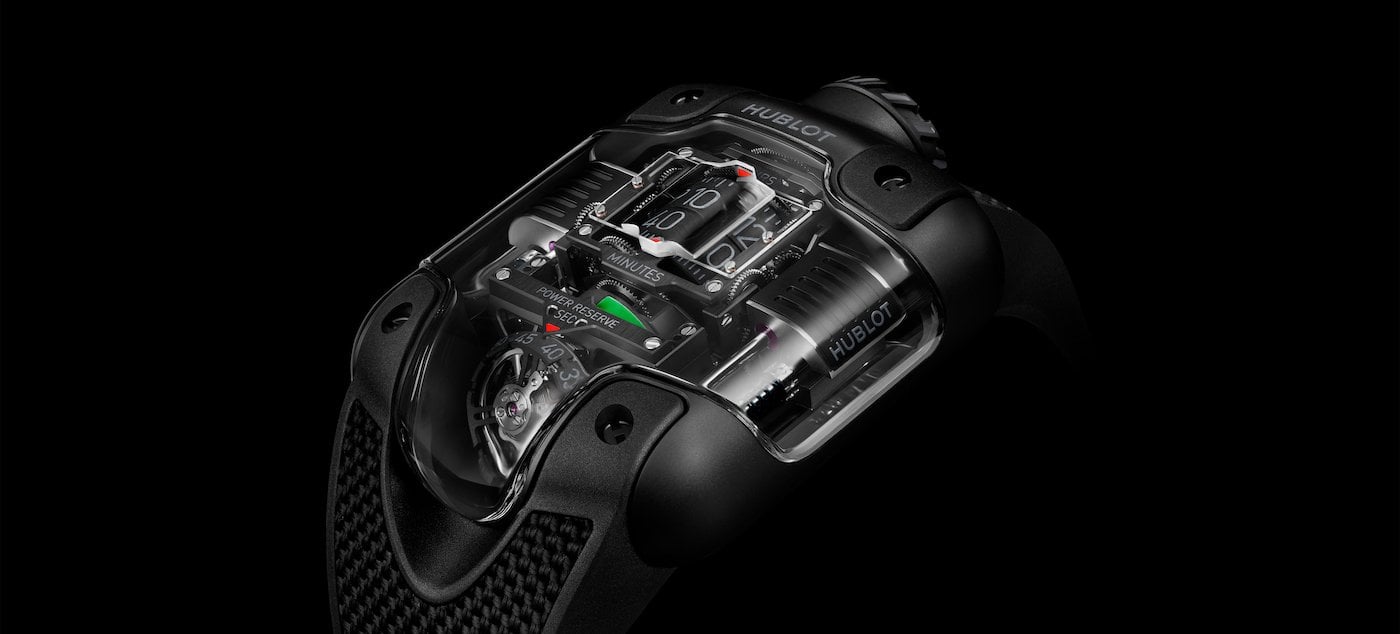 Hublot MP-10 Tourbillon in new sapphire and black ceramic cases