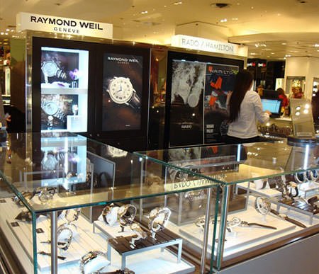 Raymond Weil at Galeries Lafayette in Paris