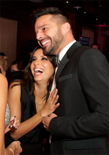 Eva Longoria & Ricky Martin at the Global Gift Gala