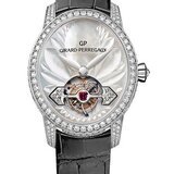 Cat's Eye Tourbillon with Gold Bridge (Black Strap) by Girard-Perregaux