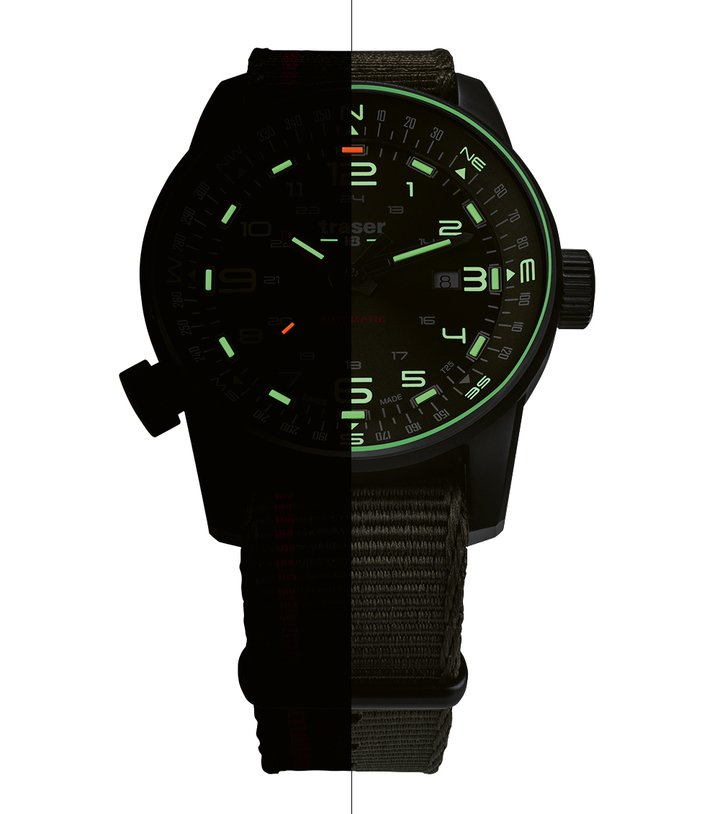 Thanks to their minimal installation size, trigalight's so-called hair-lights can be applied to the most delicate parts of a watch, illuminating hands, dials, bezels, and even gear wheels. The company draws on years of experience working with watch manufactures world-wide as well as its sister brand traser. Timepieces, like the new P68 Pathfinder Automatic, are designed to fulfill the highest demands. Thanks to the luminescence provided by trigalight, they are watches that wearers can always count on – literally.