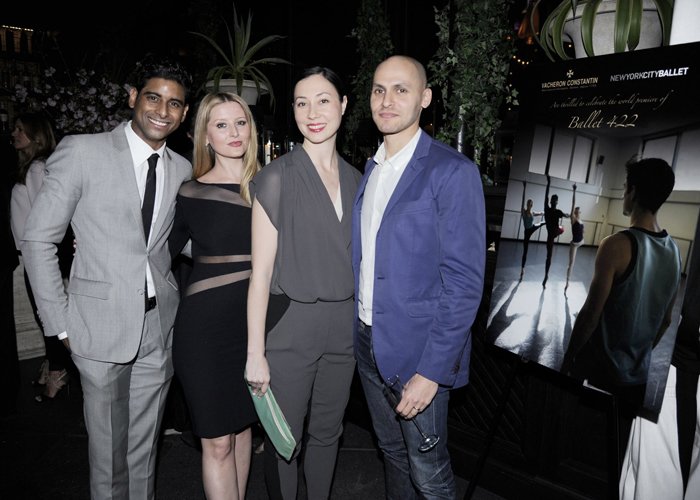 Amar Ramasar, Elysia Dawn Ramasar, Ellen Bar and Jody Lee Lipes at the “Ballet 422” premiere.