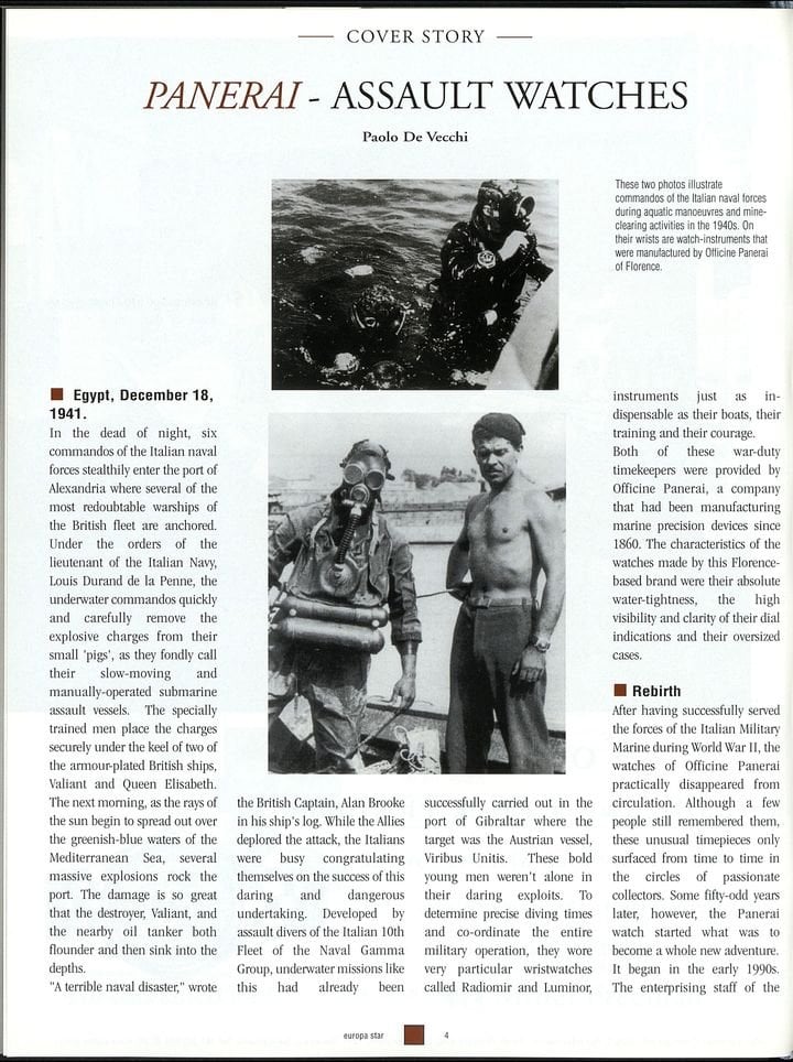 Panerai, l'innovation sous contrôle