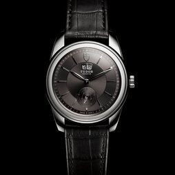 TUDOR GLAMOUR DOUBLE DATE CROCODILE by Tudor