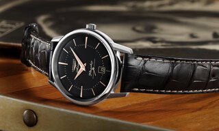Longines: The Flagship Heritage with black dial