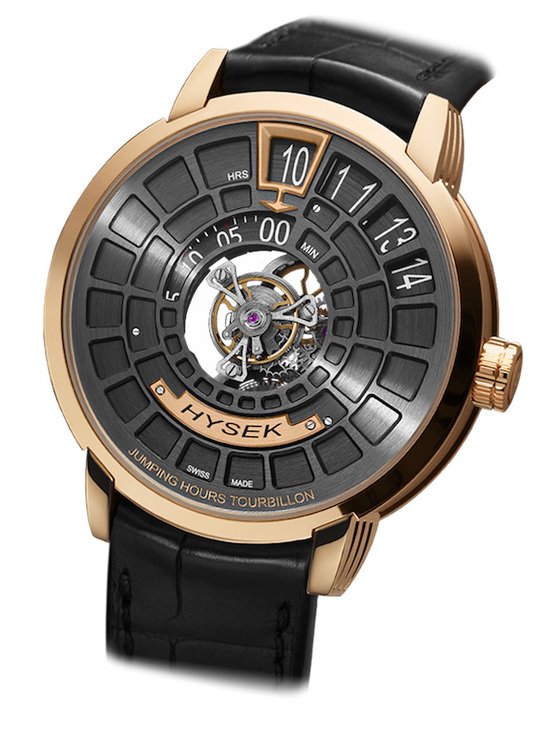 Hysek's latest complication: The IO Jumping Hours Central Tourbillon