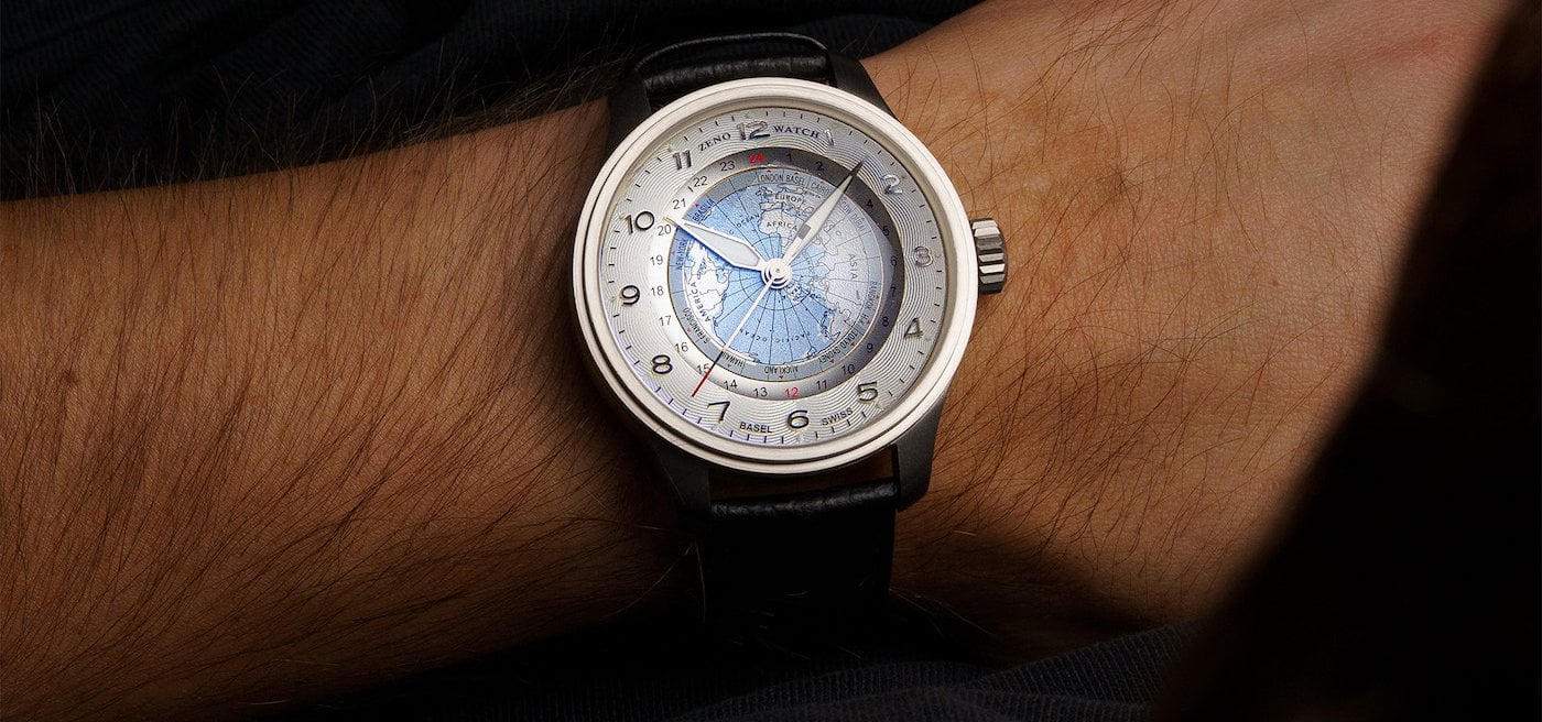 Zeno Polar Worldtimer: A Bird's-Eye View of Time from the North Pole