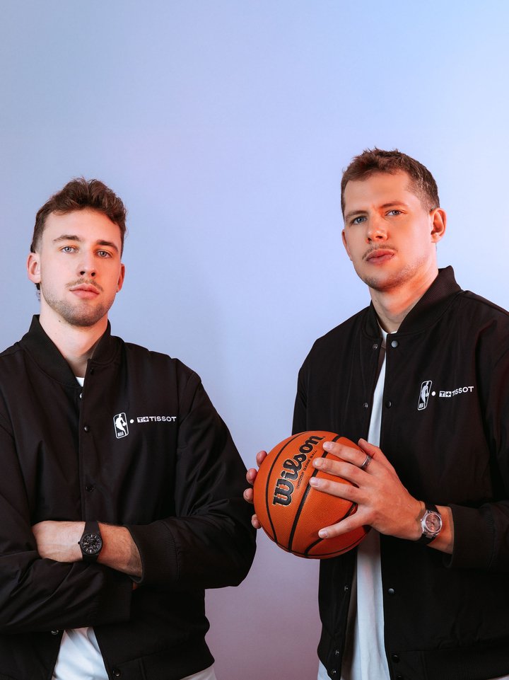 Tissot also welcomes German basketball brothers Moritz and Franz Wagner to its family of brand ambassadors. 