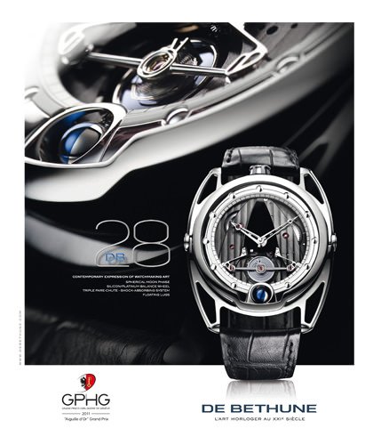 DBS 8-DAY, REVOLVING MOON by De Bethune