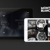 Screen shots from the Montblanc Timepieces iPad app