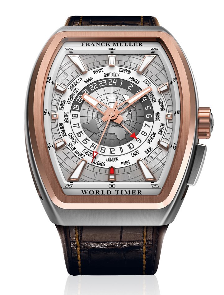 FRANCK MULLER VANGUARD WORLD TIMER GMT