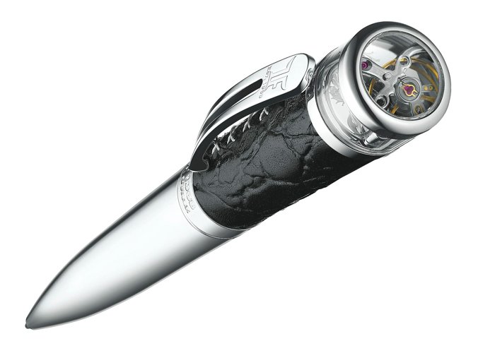 The TF Est. 1968 Tourbillon Open Side Roller Pen (Steel)