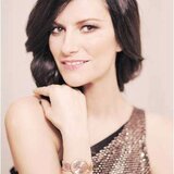 Laura Pausini wearing Eberhard & Co's Gilda watch