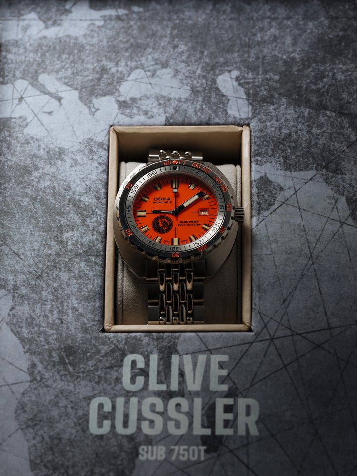 Doxa Celebrates Clive Cussler's 94th Birthday with a Bold Tribute: The SUB 750T Limited Edition