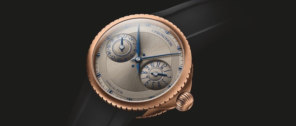 Chronoswiss Pulse GMT Frosted Guilloche Gold