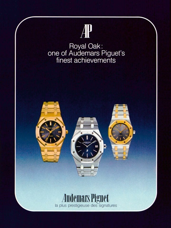 1977: Audemars Piguet's Royal Oak, launched five years prior, symbolises the Swiss industry's rejuvenation by combining luxury with sporty styling, foreshadowing what would be a wholesale shift towards medium-high and high-end production.