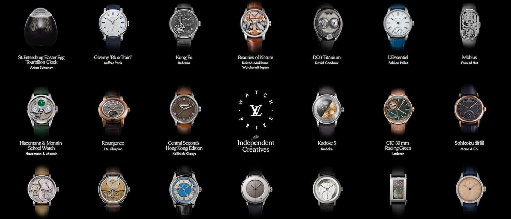 Louis Vuitton announces the semi-finalists for its Watch Prize for Independent Creatives