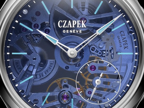 Czapek unveils the Promenade Transparencies Aqua Blue