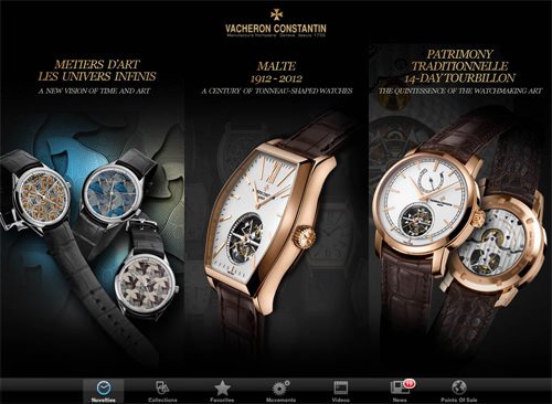 Vacheron Constantin launches its iPad Application