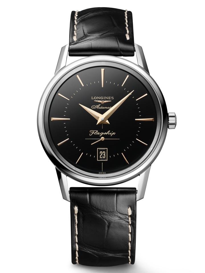 Longines: The Flagship Heritage with black dial