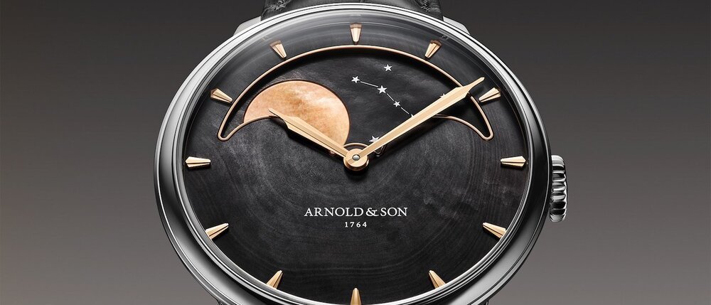 Arnold & Son Perpetual Moon 41.5 Steel “Colours of the Moon”