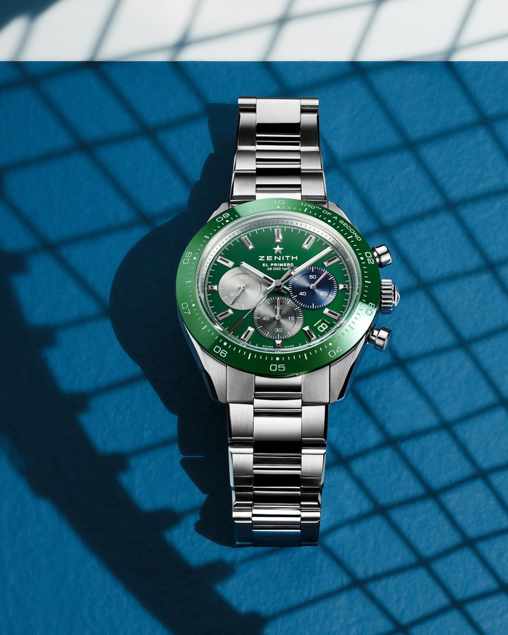 New version of the Chronomaster Sport with a green ceramic bezel